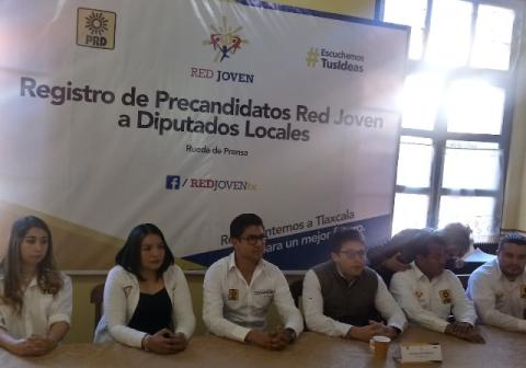 Destapa Red Joven del PRD a sus aspirantes a diputados locales