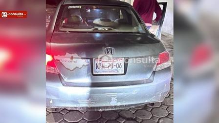 Malandros intentan asaltar a chofer y le disparan al retrovisor