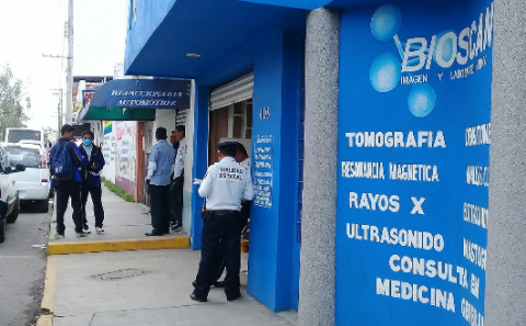 Se roban sujetos armados 19 mil pesos en Bioscan en Apizaco