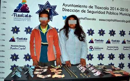 Detienen a pareja por robar limosnas de iglesia de San José