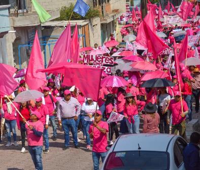 Rocío Meléndez encabeza caminata por Tlaltelulco; Fuerza por México, ya ganó imagen 1
