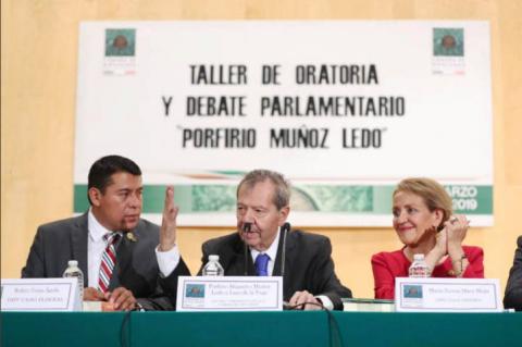 Concluye Taller de Oratoria y Debate Parlamentario en homenaje a Porfirio Muñoz Ledo imagen 1