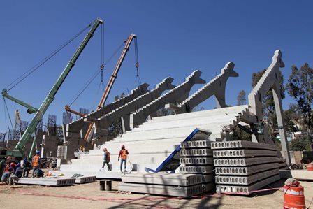 Colocación de gradas avanza en el Estadio Tlahuicole: Secoduvi imagen 2
