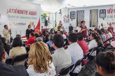 Sandra Chávez arranca “Ruta por tu Salud” en Tetlanohcan imagen 2