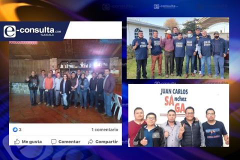 Aspirante panista promueve el COVID-19