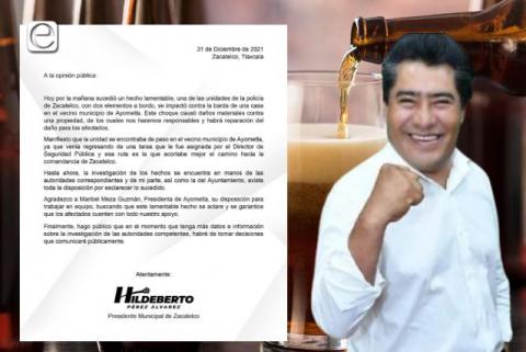 Alcalde crudo sale a declarar sobre accidente de policías de Zacatelco imagen 2