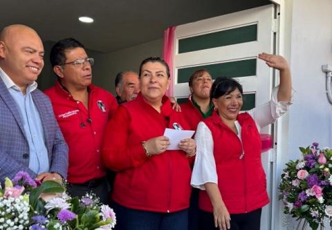 Sandy Aguilar inaugura Casa de Atención; buscaría posicionarse rumbo al 2027