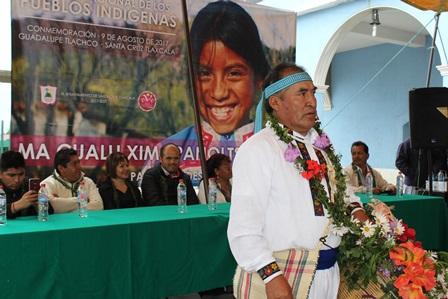 Celebran en Santa Cruz Tlaxcala Día Internacional de los Pueblos Indígenas imagen 4
