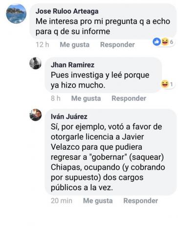 Tunden a senadora en redes sociales por informe imagen 2