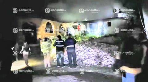 Se incendia taller de velas en Tzompantepec