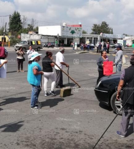Cierran carretera federal Tlaxcala-Puebla