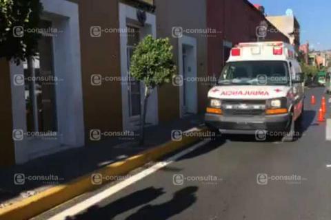 Atropellan a mujer en centro de la capital tlaxcalteca