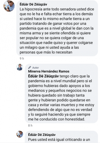 Tunden a senadora tras exhibirla como corrupta imagen 2