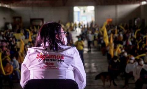 Comprometida con Benito Juárez, arranca Laura Flores campaña de "corazón" imagen 6