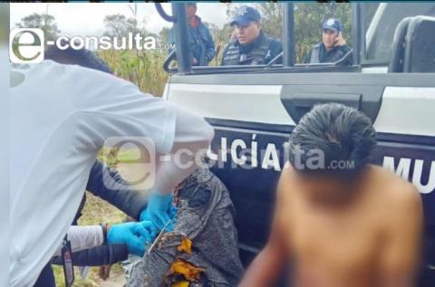 Les prenden fuego a pareja de novios en Huamantla; se presume venganza