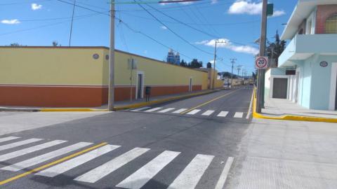 Concluye SECODUVI mejoramiento de imagen urbana de Nanacamilpa imagen 3
