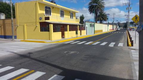 Concluye SECODUVI mejoramiento de imagen urbana de Nanacamilpa imagen 1