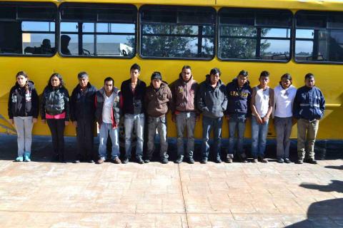 Tras enfrentamiento, detienen a 12 personas por lesiones