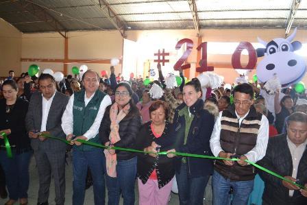 Inaugura Sedesol en Tlaxcala lechería 210 en Chiautempan imagen 1