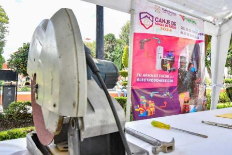 Se fortalece en Huamantla la cultura de la paz con campaña de canje de @rmas de fu3go 2024 imagen 5