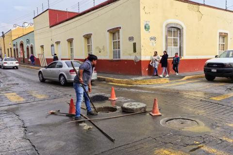 Pide Gobierno de Huamantla la colaboración ciudadana para tener cuidado con el sistema de drenaje imagen 1