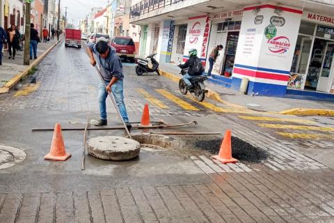 Pide Gobierno de Huamantla la colaboración ciudadana para tener cuidado con el sistema de drenaje imagen 2