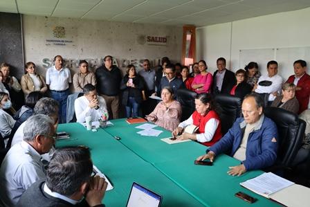 Sindicalizados del sector salud advierten protestas por desabasto en Tlaxcala