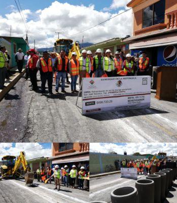 Construyen casi 500 metros de drenaje en San José Teacalco imagen 1