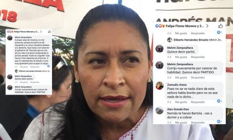 Senadora paga en Facebook para que la tundan