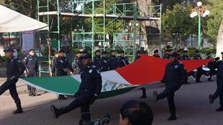 Rinde ayuntamiento de San Pablo del Monte honores a la Bandera imagen 3