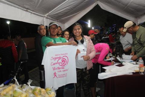 Realizó Santa Cruz Tlaxcala segunda carrera nocturna con causa