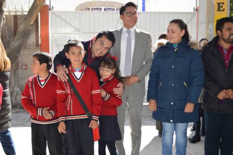 Alcalde mejora infraestructura educativa de la Melchor Ocampo imagen 4