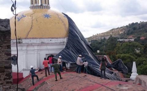 Reprochan lentitud en la reparación de iglesias afectadas por el sismo