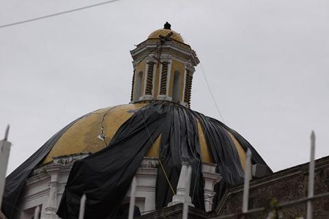 Inútil la estrategia del INAH para proteger iglesia de Tepeyanco
