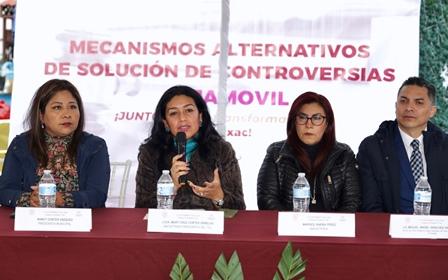 Regresa Justicia Alternativa a Amaxac; instalan el CEJAMÓVIL