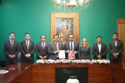 Recibe Congreso Informe anual de actividades del Tribunal de Justicia Administrativa imagen 1