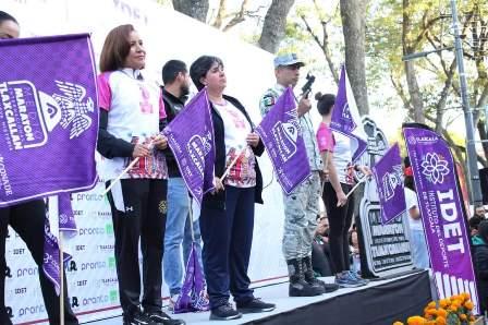 Tlaxcala Capital vive fiesta deportiva con medio maratón internacional