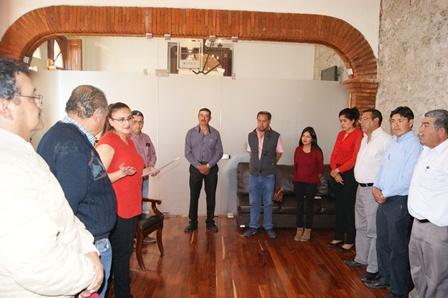 Alcaldesa toma protesta a nuevo delegado de la CFE La Martinica