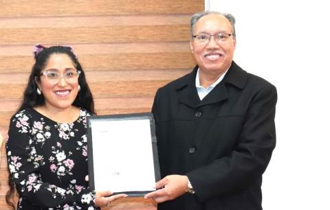 Recibe nueva consejera del ITE su nombramiento por parte del INE