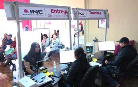 Durante la CAI, INE Tlaxcala realizó 65,338 trámites de credencial para votar imagen 2