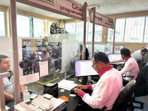Durante la CAI, INE Tlaxcala realizó 65,338 trámites de credencial para votar imagen 1