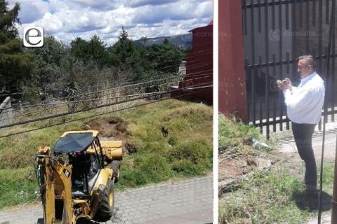 Hermano de exmagistrado se quiere robar un terreno