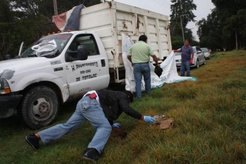 Realizan limpieza de zona deportiva en Totolac imagen 5