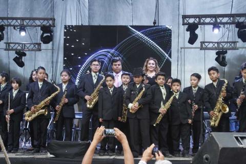 Todo un éxito el debut de la Banda Musical Infantil de Totolac imagen 1