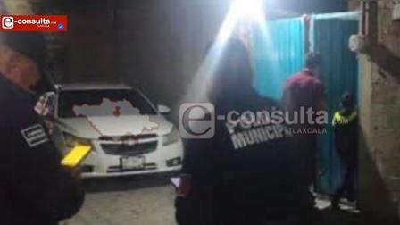 Sujeto tóxico, desata balacera contra casa de su expareja en Chiautempan