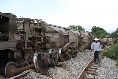 Presume Valiente disminución del 50% al robo del tren