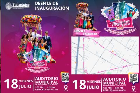 Mañana gran desfile de Feria en la Magdalena Tlaltelulco