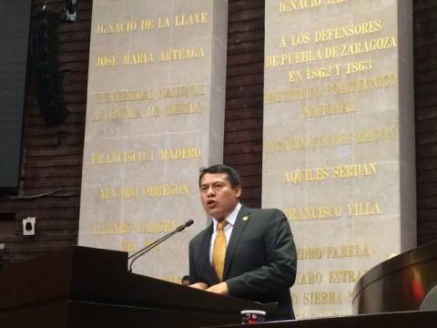 “No a la reelección legislativa”, pide Rubén Terán en la Cámara de Diputados