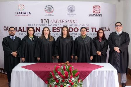 Sesiona Pleno del Tribunal Superior de Justicia del Estado de Tlaxcala en Calpulalpan “Capital por un Día”