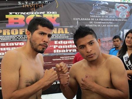En Tzompantepec se realiza pesaje oficial de box profesional imagen 1